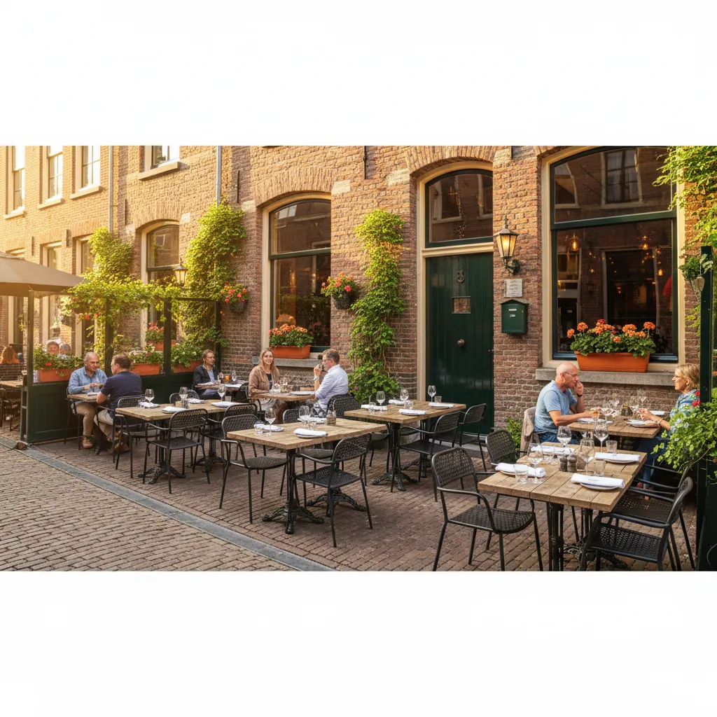 Het zonnige terras van De Heeren van Montfoort